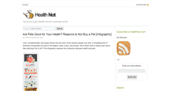 Desktop Screenshot of healthnot.com